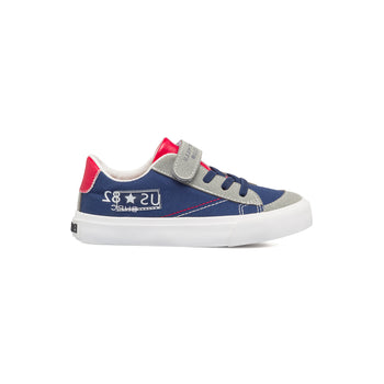 Sneakers blu da bambino con dettagli rossi Beverly Hills Polo Club, Scarpe Bambini, SKU k252000319, Immagine 0